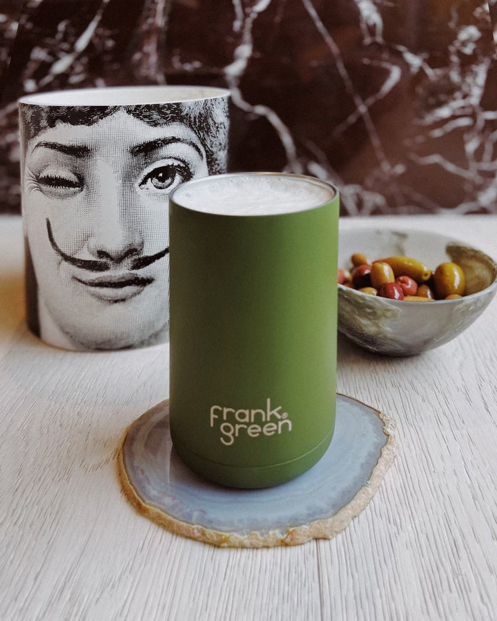 3-in-1 Insulated Drink Holder - 4 colors Drink Bottles Frank Green Khaki