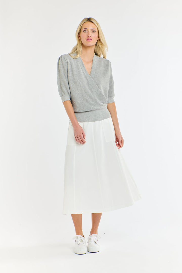 365 Days MELODY A-LINE SKIRT - White Skirts 365 days