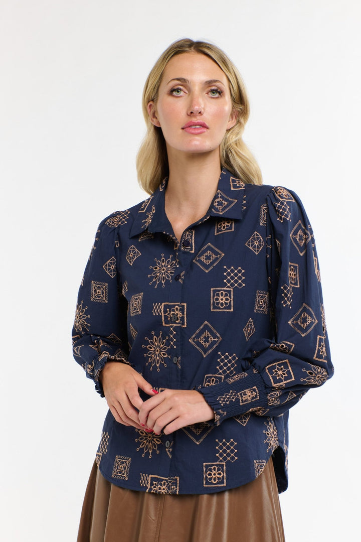 365 Days Mandala Shirt Indigo blouse 365 days