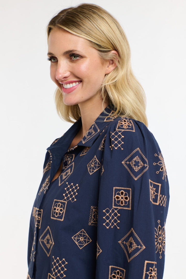 365 Days Mandala Shirt Indigo blouse 365 days