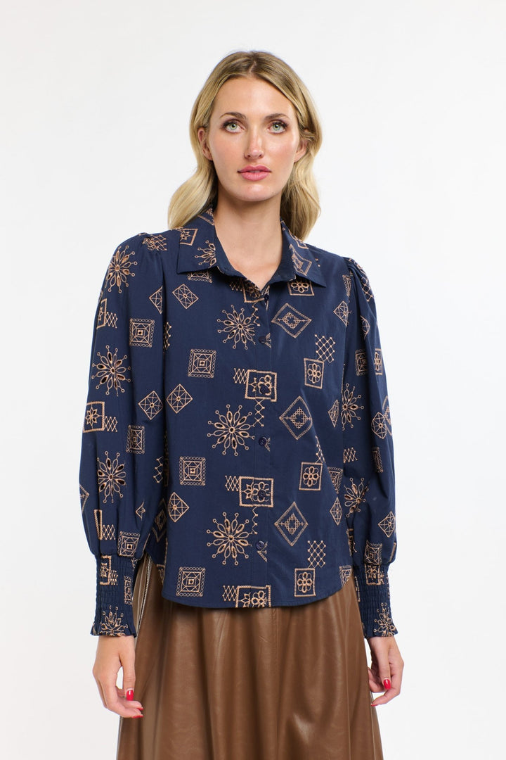 365 Days Mandala Shirt Indigo blouse 365 days