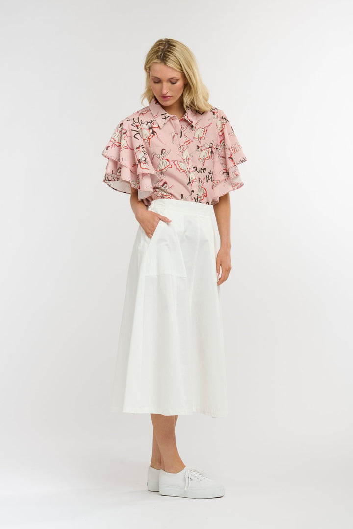 365 Days MELODY A-LINE SKIRT - White Skirts 365 days