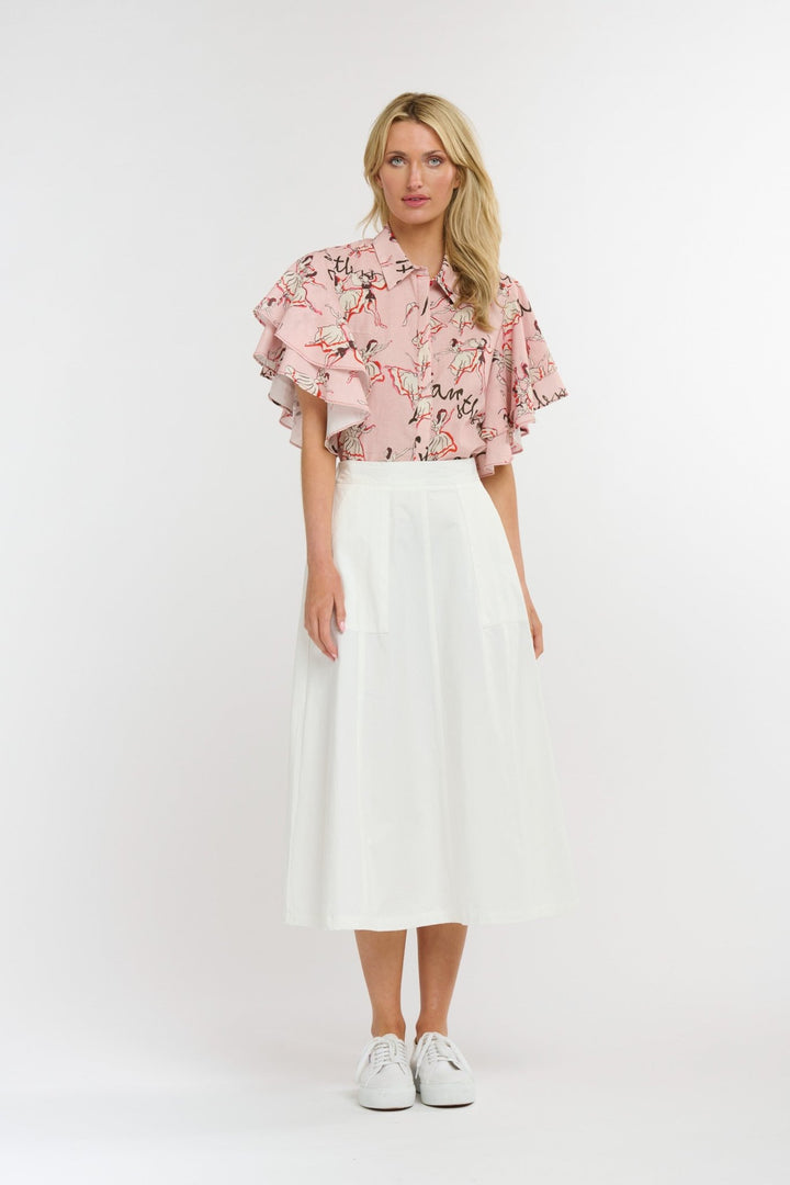 365 Days MELODY A-LINE SKIRT - White Skirts 365 days