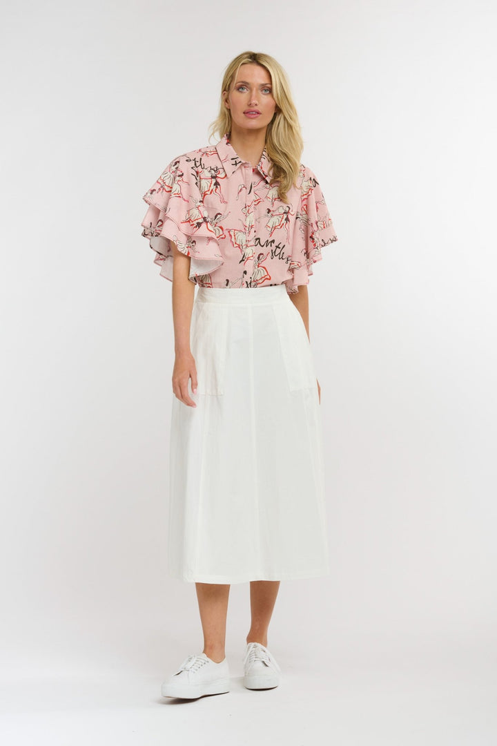 365 Days MELODY A-LINE SKIRT - White Skirts 365 days