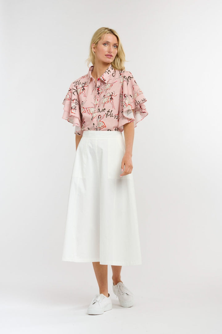 365 Days MELODY A-LINE SKIRT - White Skirts 365 days