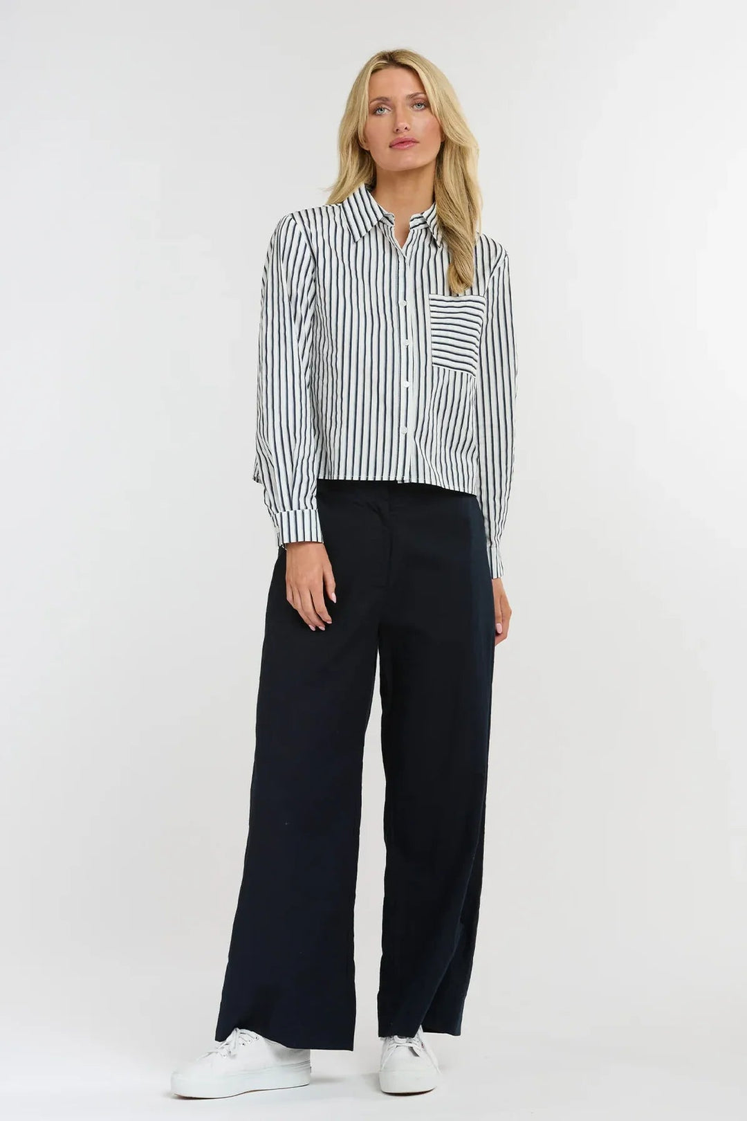 365 days Prophecy Shirt - Navy stripe Blouse 365 days