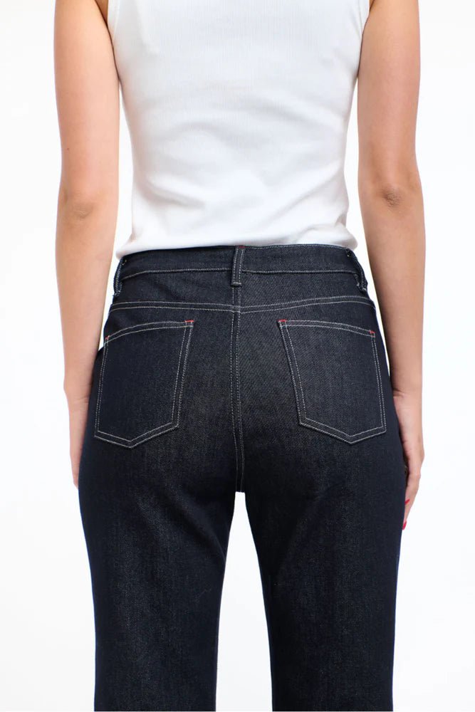 365 days Suzie Red Stitch Jeans - Dark Denim jeans 365 days