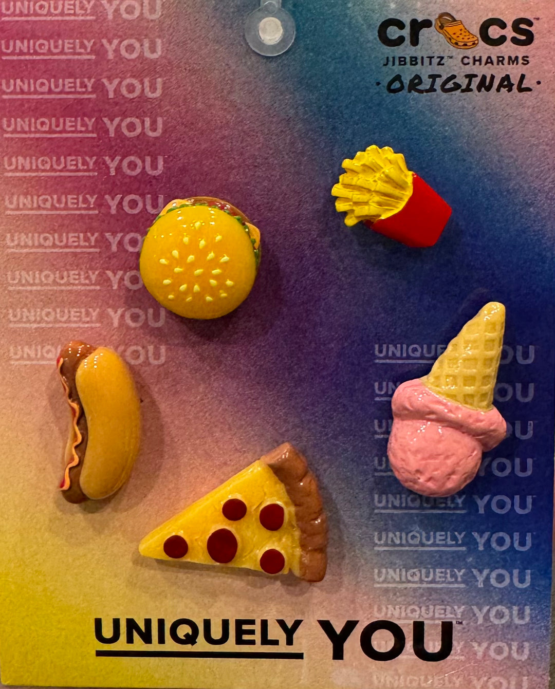 CROC JIBBITz - Mini 3D Food 5 pack Shoes Croc Accessories