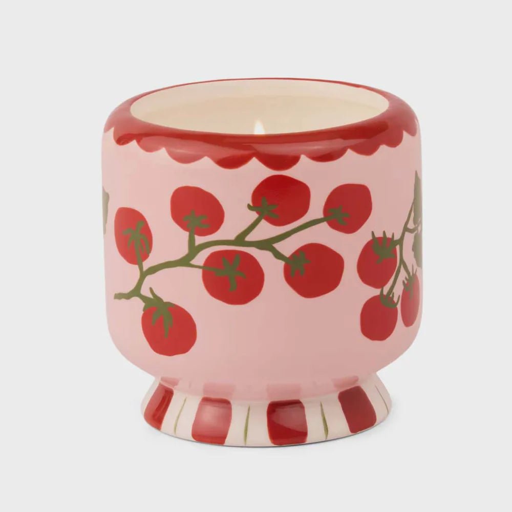 A Dopo Tomato Vine Ceramic Candle - Heirloom tomato Candle PaddyWax