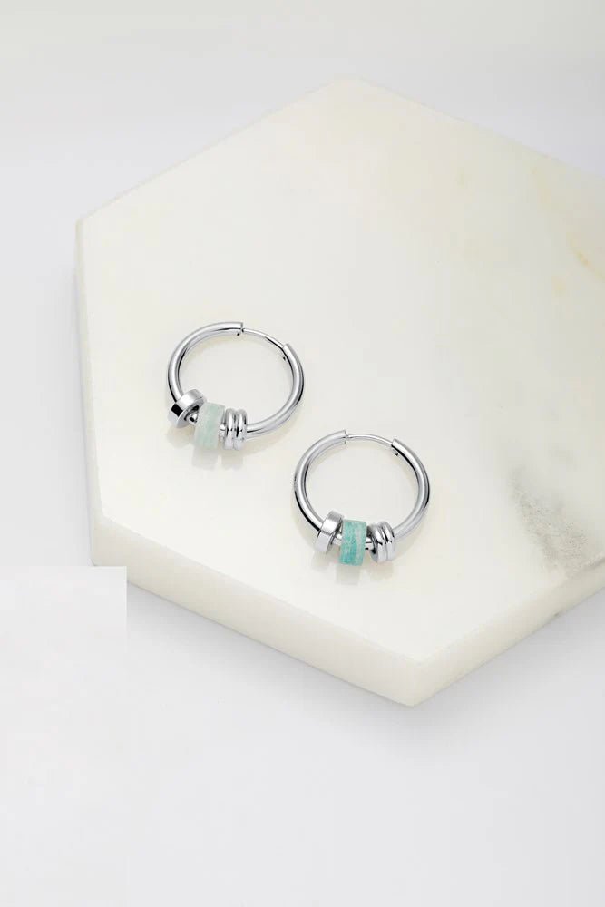 Amina Hoop earings - Gold earing Zafino Jewellery