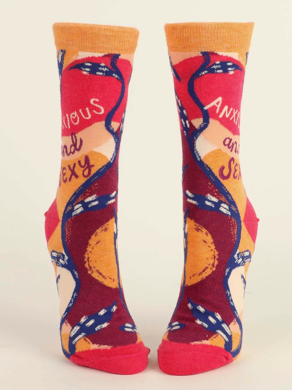 "Anxious & Sexy" Socks socks Blue Q Socks