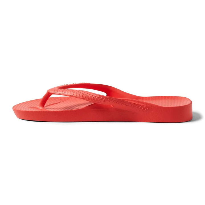 Archies Arch Support Thongs - Coral Shoes Archies