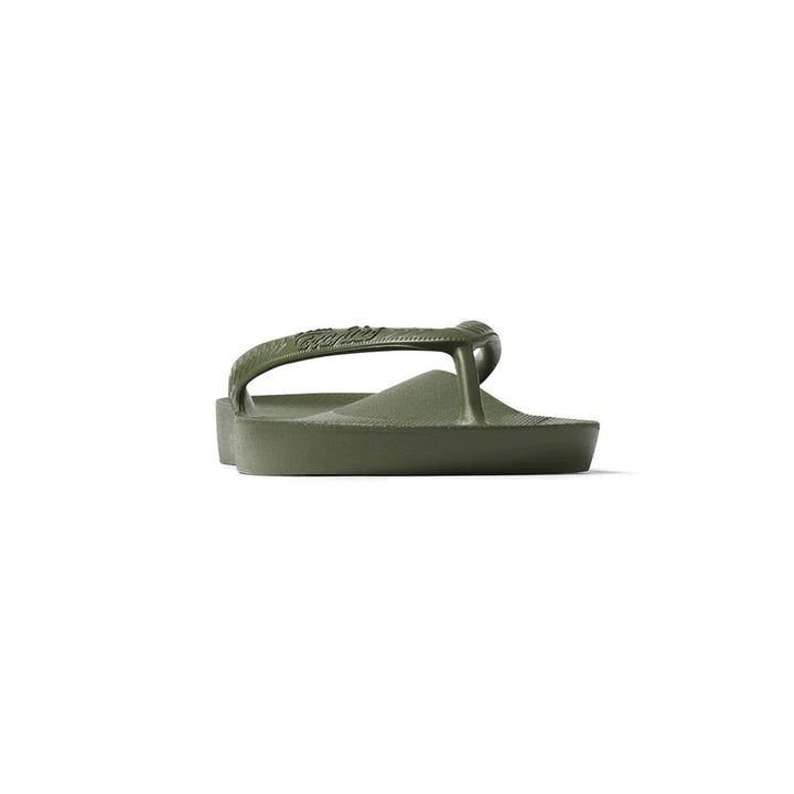 Archies Arch Support Thongs - Khaki Shoes Archies