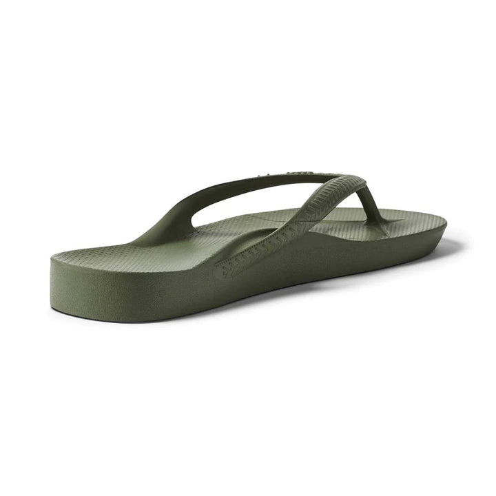 Archies Arch Support Thongs - Khaki Shoes Archies
