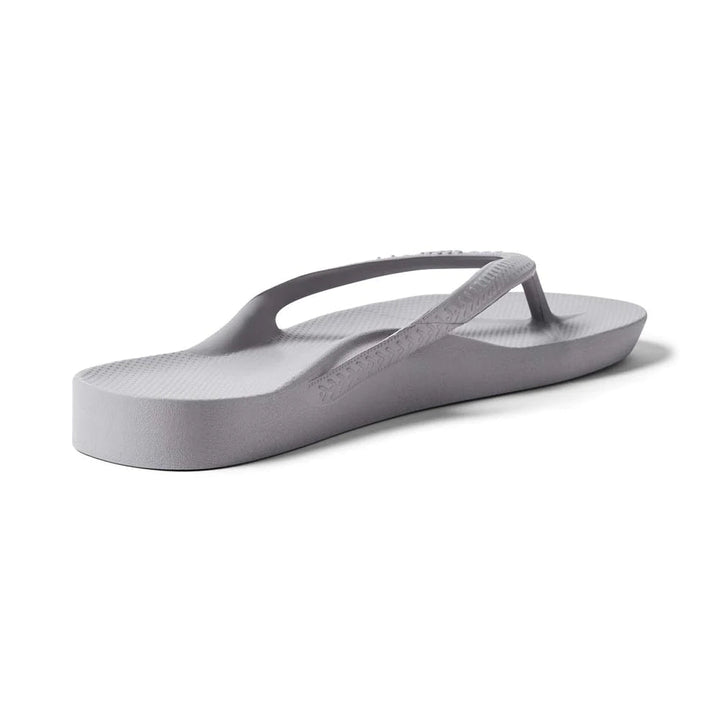 Archies Arch Support Thongs - Light Grey Shoes Archies