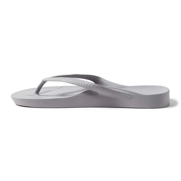 Archies Arch Support Thongs - Light Grey Shoes Archies