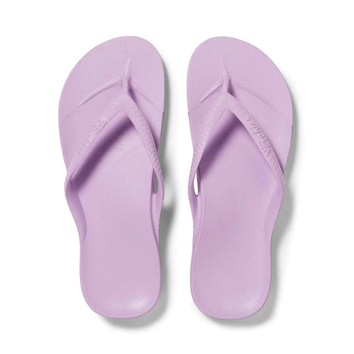 Archies Arch Support Thongs - Lilac Shoes Archies