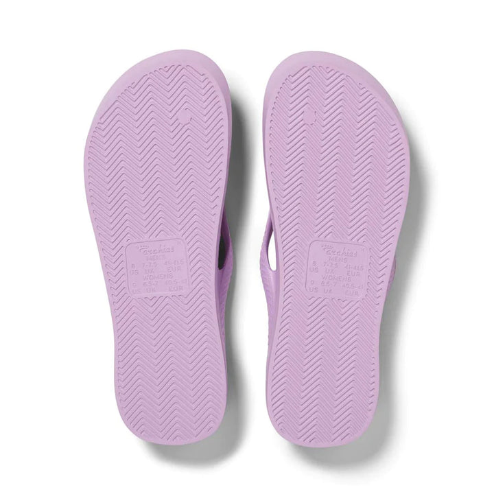 Archies Arch Support Thongs - Lilac Shoes Archies