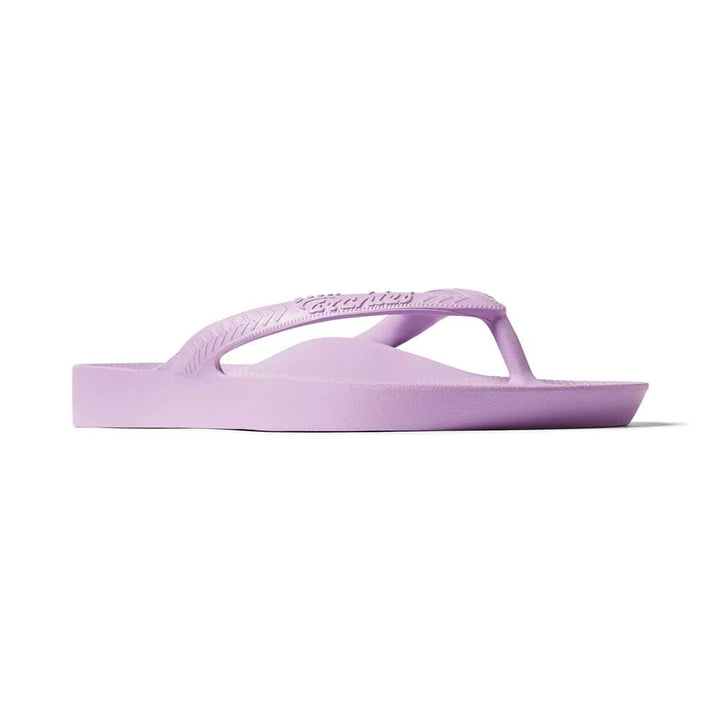 Archies Arch Support Thongs - Lilac Shoes Archies