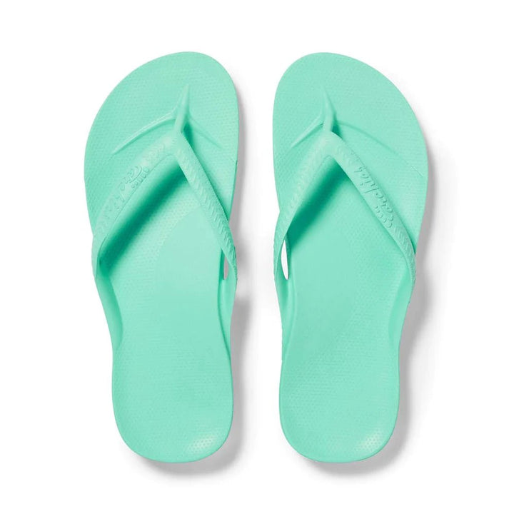 Archies Arch Support Thongs - Mint Shoes Archies