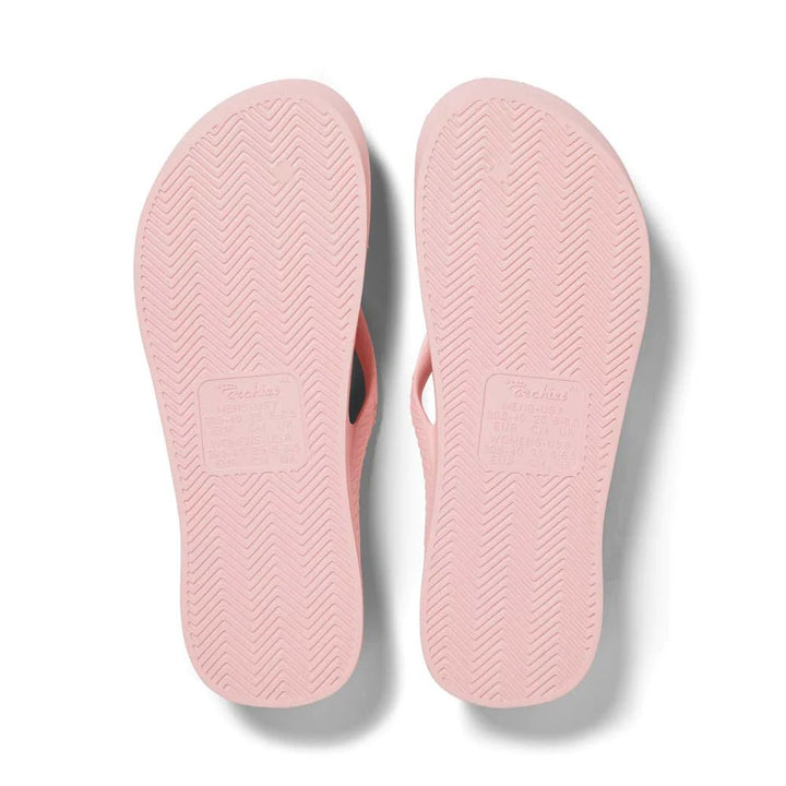 Archies Arch Support Thongs - Pale Pink Shoes Archies