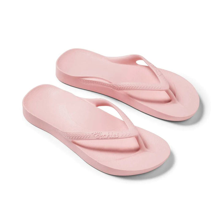 Archies Arch Support Thongs - Pale Pink Shoes Archies