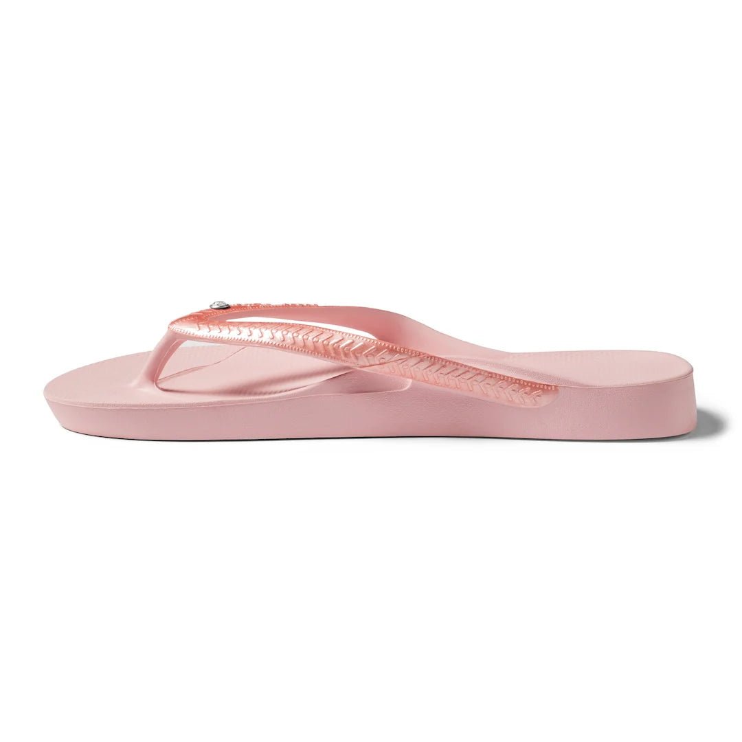 Archies Arch Support Thongs - Pink Shimmer Shoes Archies