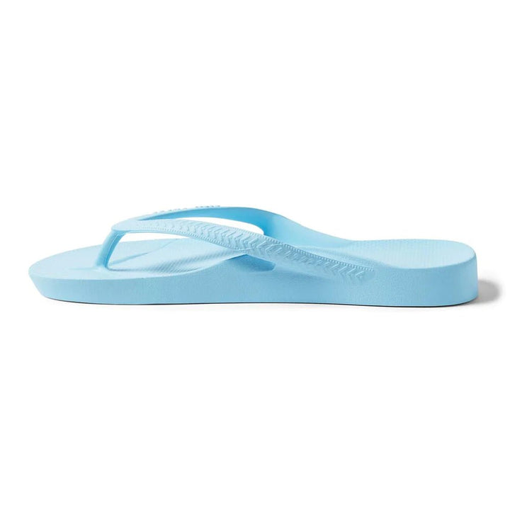 Archies Arch Support Thongs - Sky Blue Shoes Archies