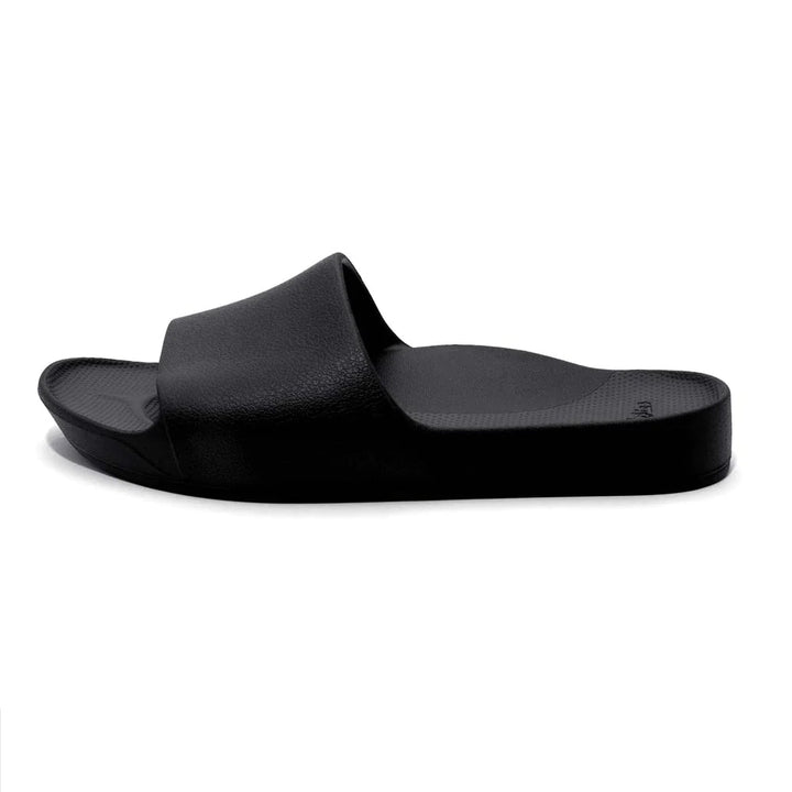 Archies Support Slides - BLACK Shoes Archies