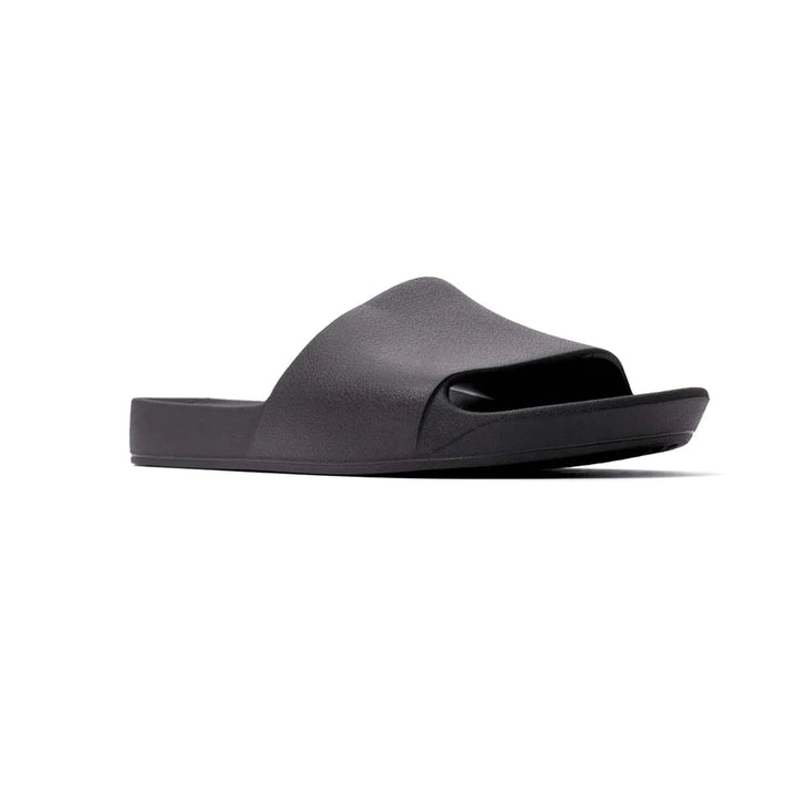 Archies Support Slides - BLACK Shoes Archies