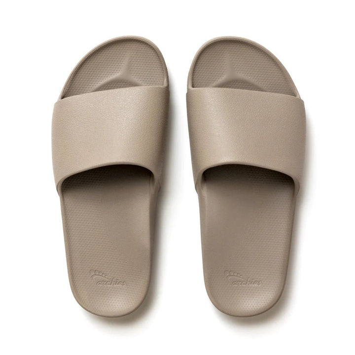 Archies Support Slides - Taupe Shoes Archies