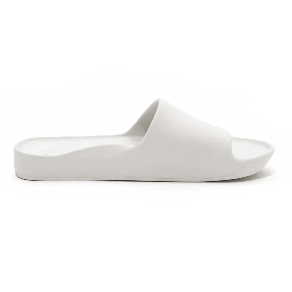 Archies Support Slides - White Shoes Archies