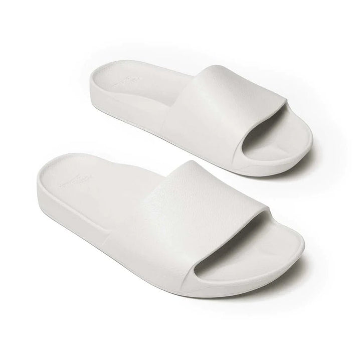 Archies Support Slides - White Shoes Archies