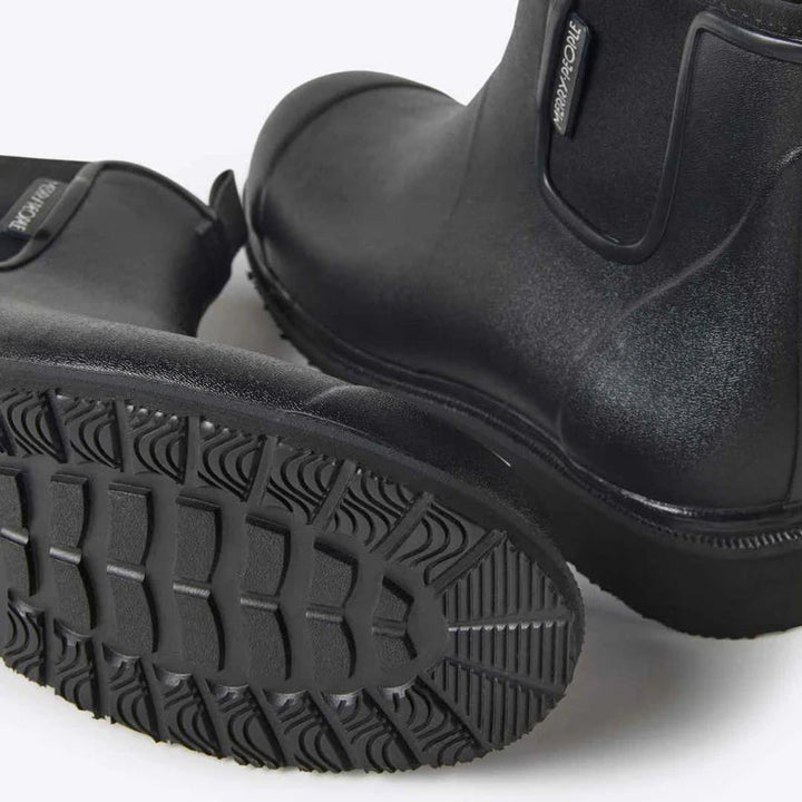 Bobbi Gumboot // Black / Black boots Merry People