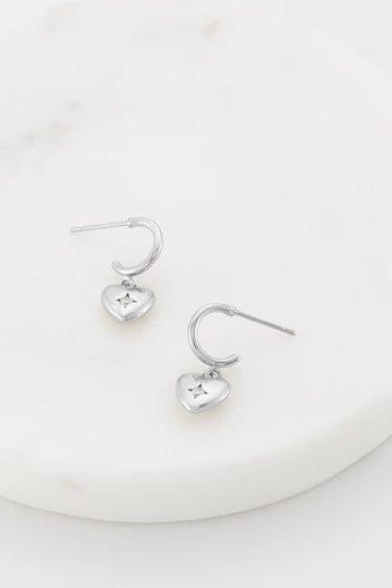 Boston Hoop Earings Silver earings Zafino Jewellery