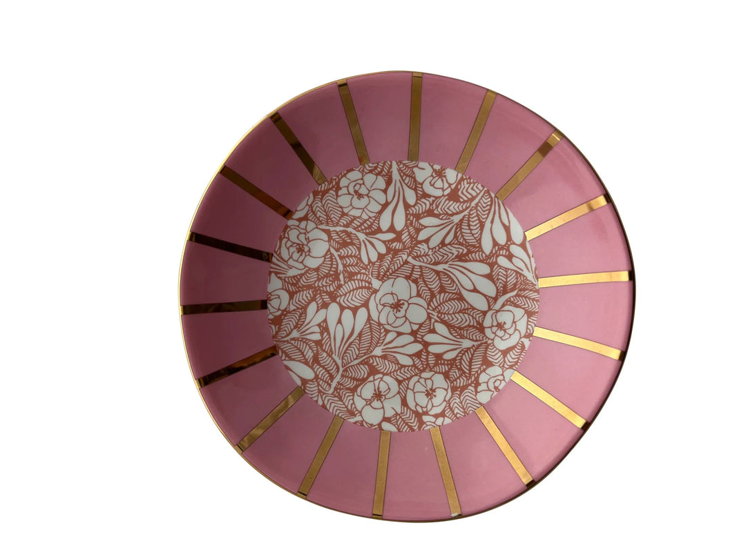 carla dinnage pink wildflower/trinket bowl Carla Dinnage