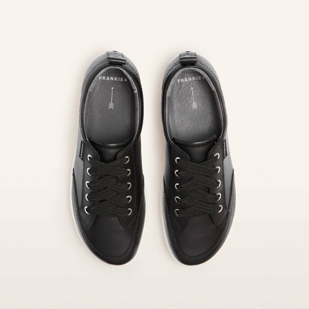 Ellie V Black Tumbled - Frankie4 Shoes FRANKIE4