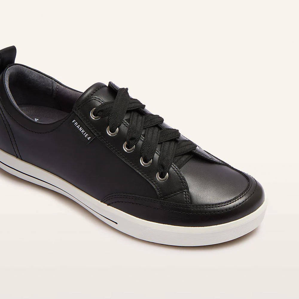 Ellie V Black Tumbled - Frankie4 Shoes FRANKIE4