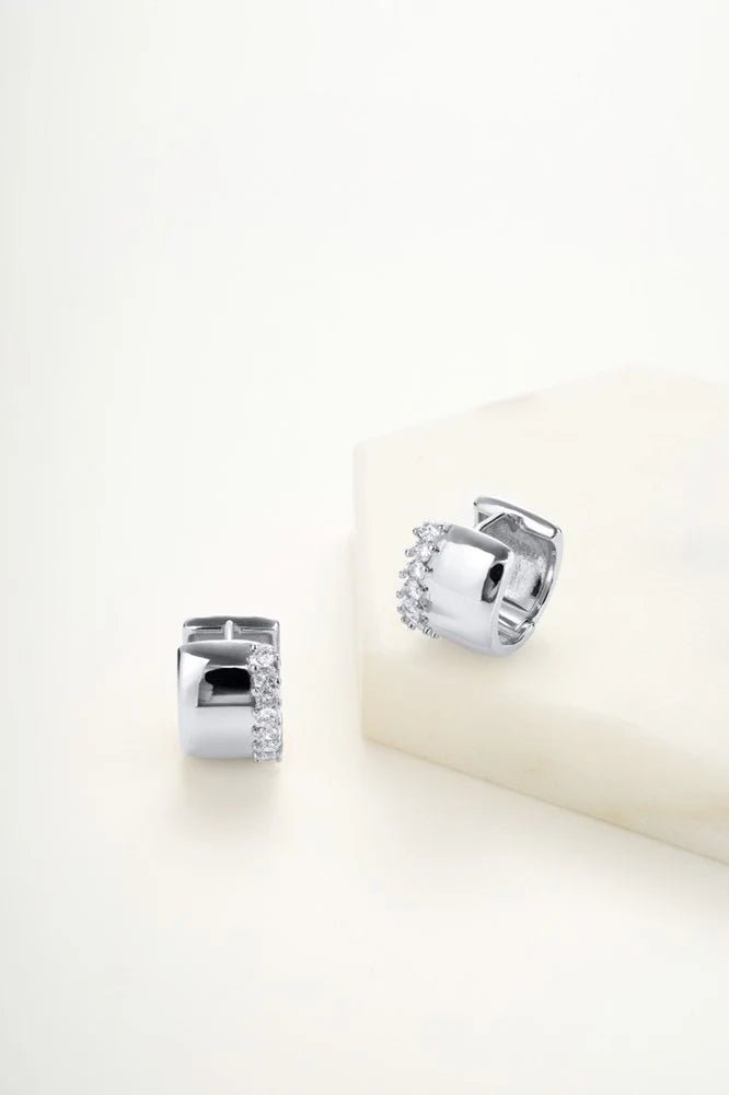 Eva Hoop - Silver earing Zafino Jewellery