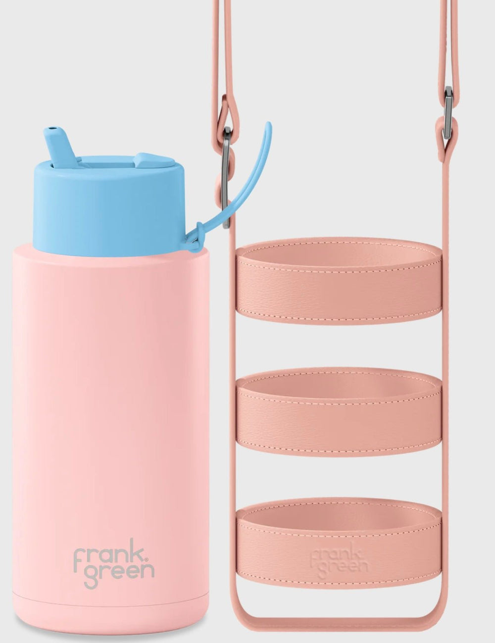 Frank Green 20OZ Leather Bottle Holder - Blushed Frank Green Frank Green