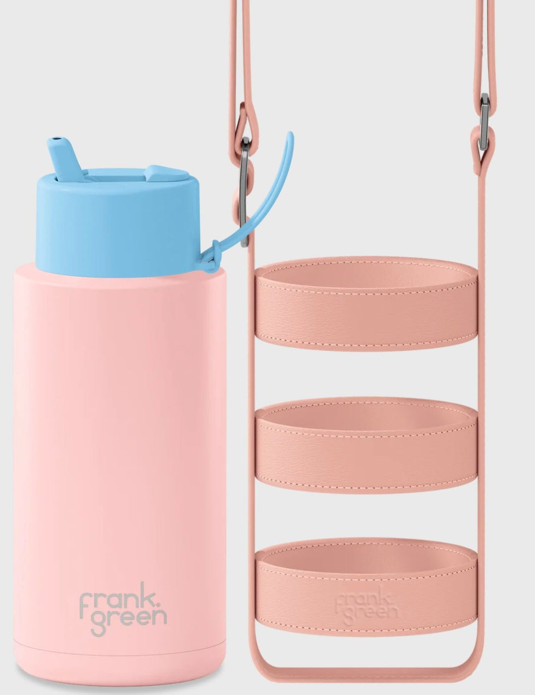 Frank Green 20OZ Leather Bottle Holder - Blushed Frank Green Frank Green