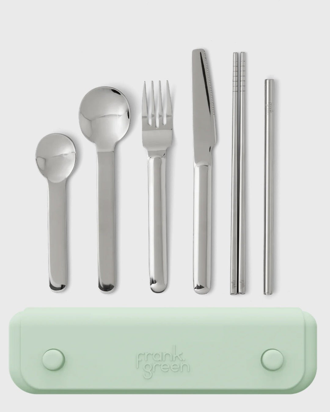 Frank Green Premium Stainless Steel Utensil Set - Mint Gelato Drink Bottles Frank Green