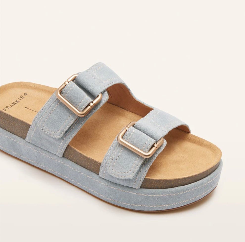 Frankie4 Bennet Blue Suede Shoes FRANKIE4