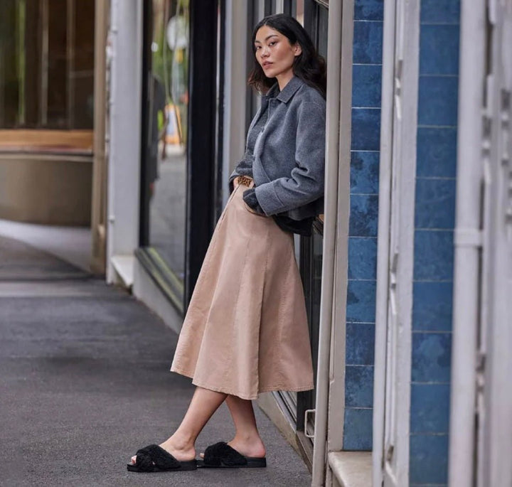 Frankie4 Black Shearling Rebel II FRANKIE4