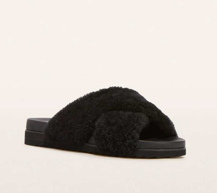 Frankie4 Black Shearling Rebel II FRANKIE4