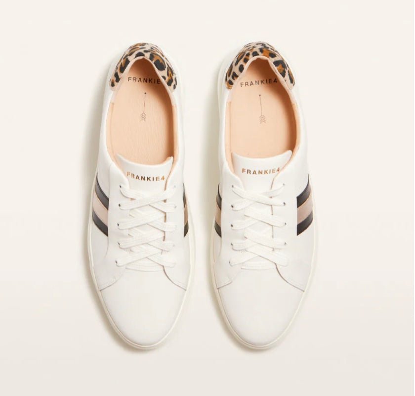 Frankie4 Riley White Leopard print Shoes FRANKIE4