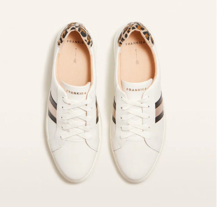Frankie4 Riley White Leopard print Shoes FRANKIE4