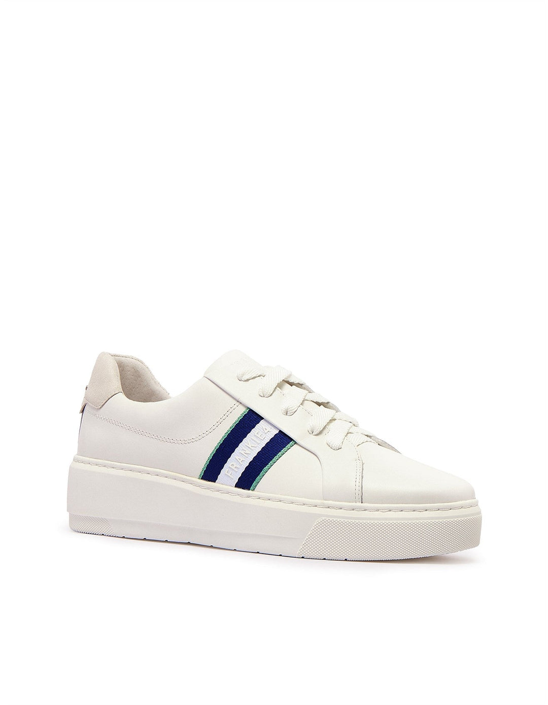 Frankie4 Riley - White / Navy Shoes FRANKIE4