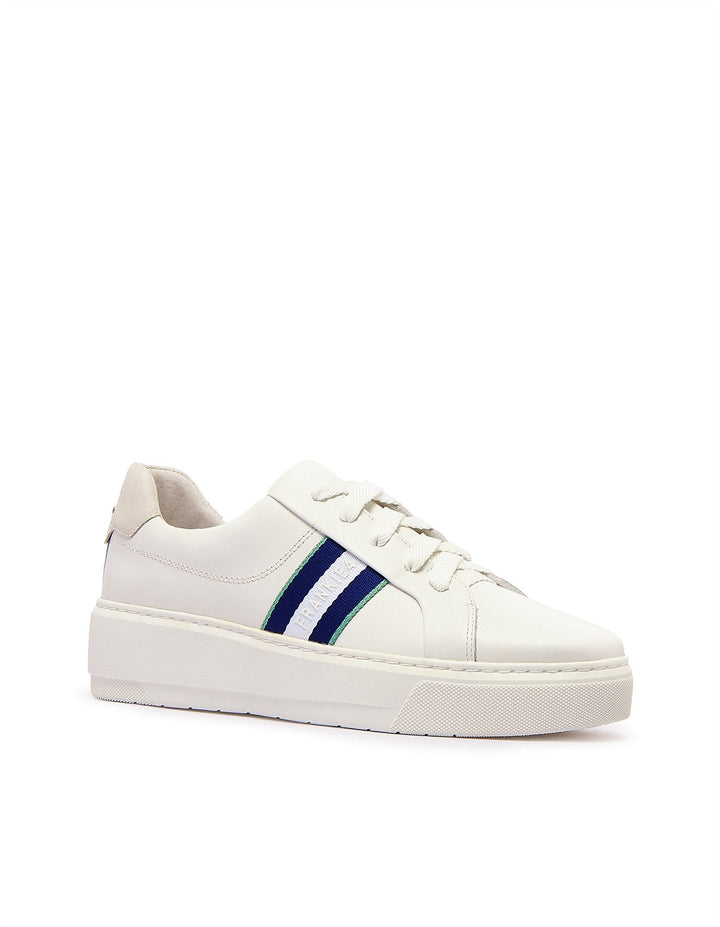 Frankie4 Riley - White / Navy Shoes FRANKIE4