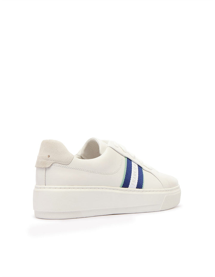 Frankie4 Riley - White / Navy Shoes FRANKIE4